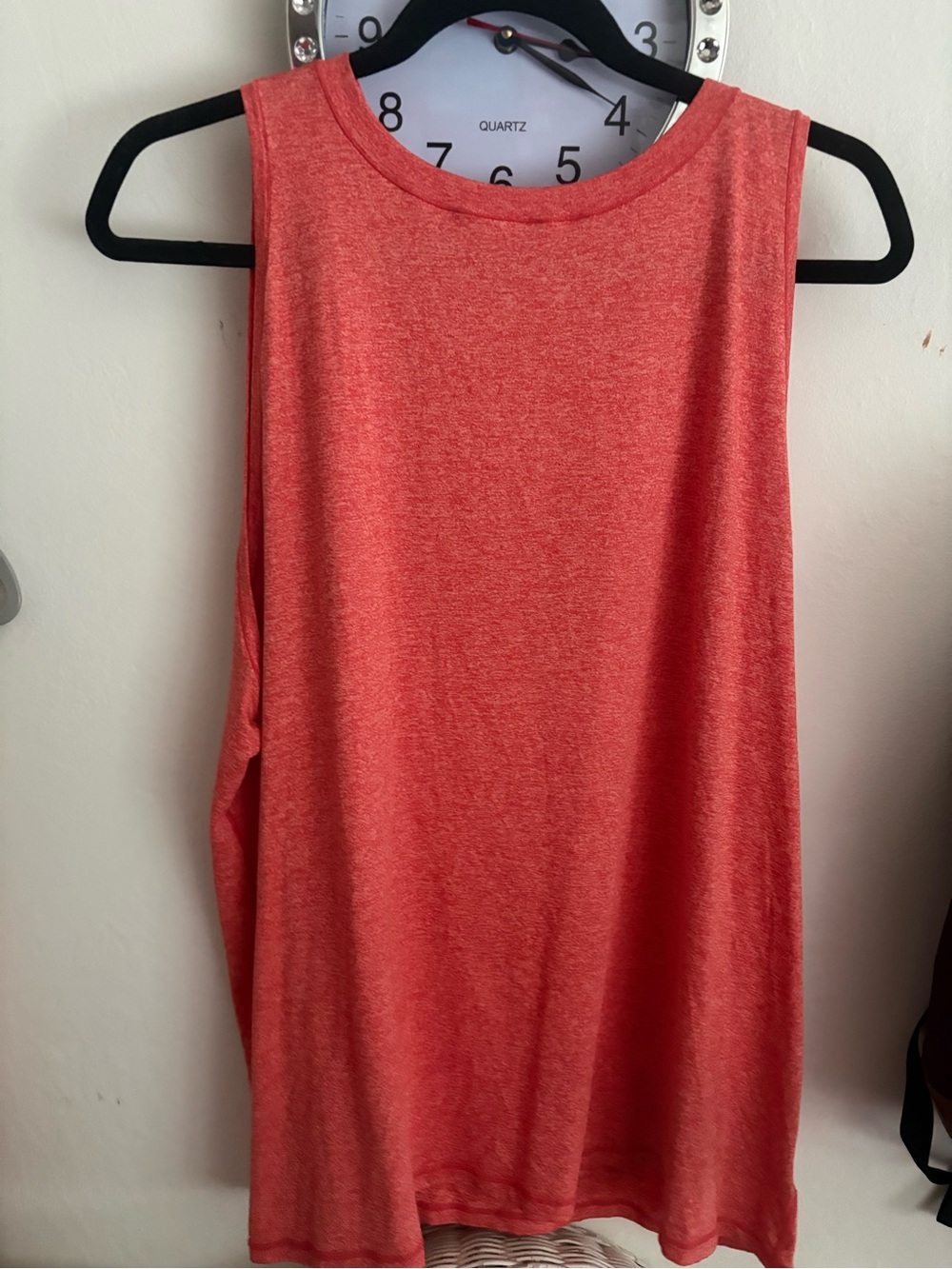 Women's Sleeveless Tank Top - Coral Pink 1X